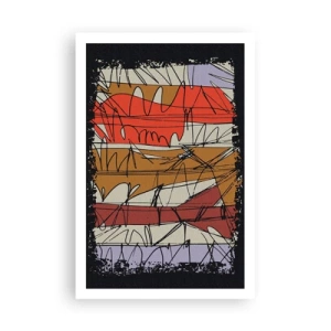 Poster - Spontane Komposition - 61x91 cm