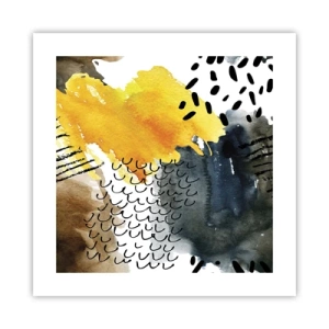 Poster - Ein Treffen der Elemente der Natur - 40x40 cm