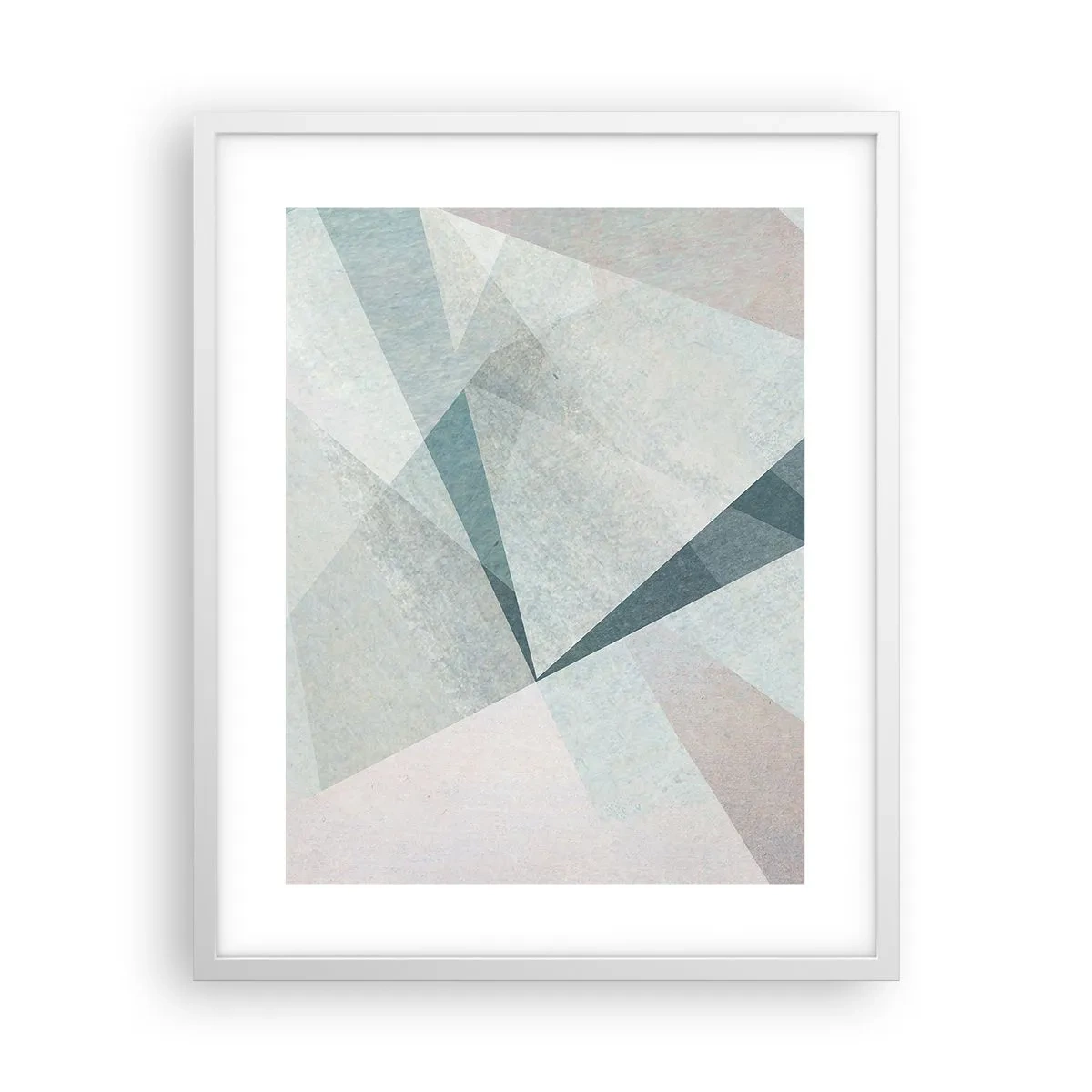 Poster in einem weißen Rahmen - Einfach aber dynamisch - 40x50 cm