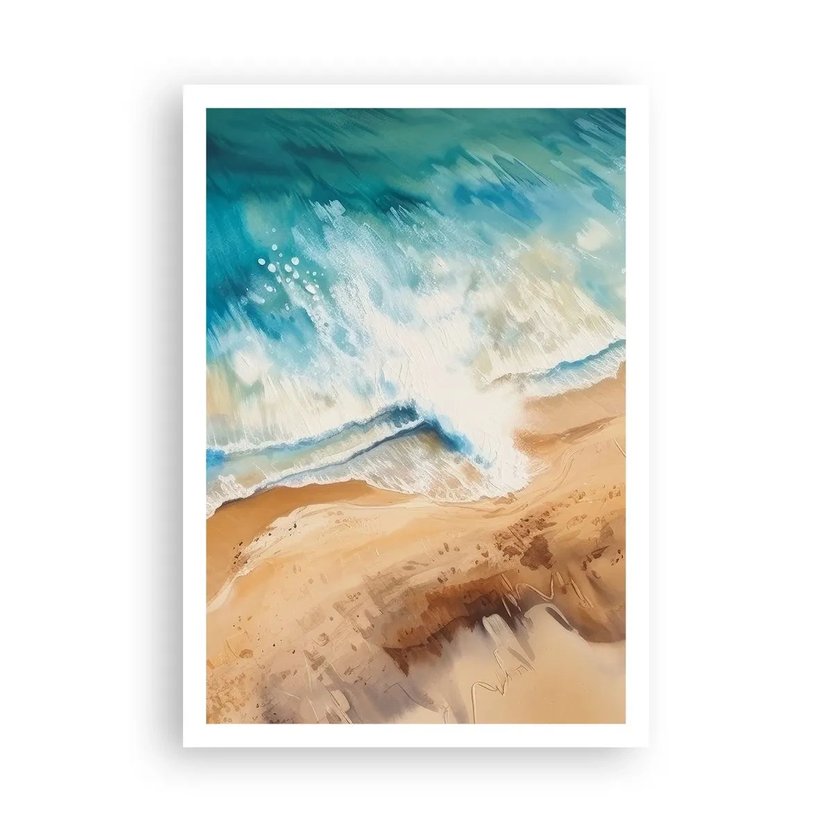 Poster - Zurückkehrende Welle - 70x100 cm