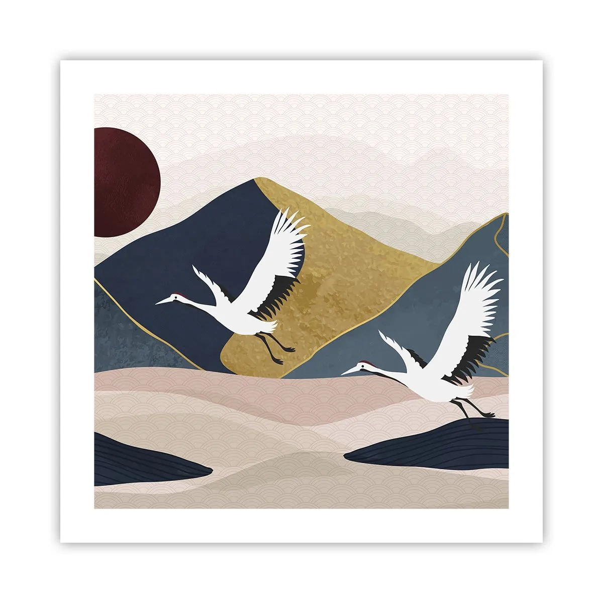 Poster - Es ist wieder ein Tag VERFLOGEN - 50x50 cm
