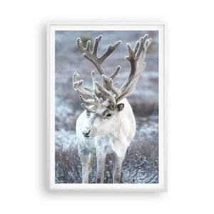 Poster in einem weißen Rahmen - Porträt in der Sonne - 70x100 cm