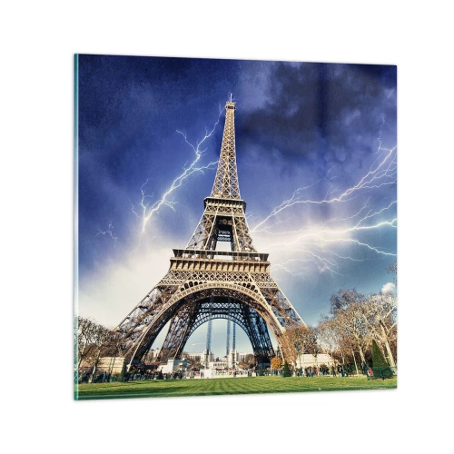 Glasbild - Bild auf glas - Herrscherin der Stürme - 50x50 cm