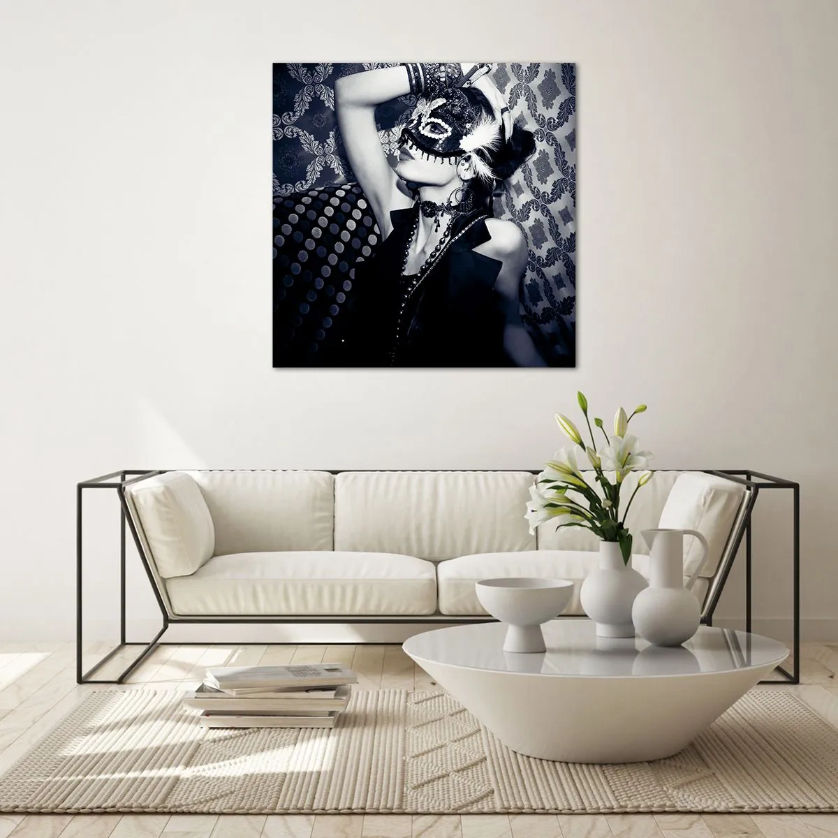 Glasbild - Bild auf glas - Dekorationen, Ornamente, Muster ... - 70x70 cm