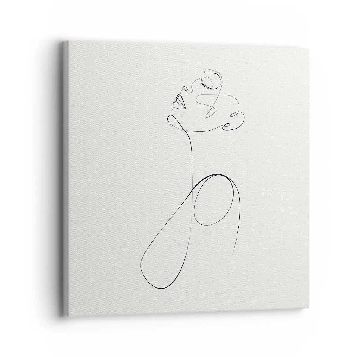 Bild auf Leinwand - Leinwandbild - Versunken in Träumen - 30x30 cm