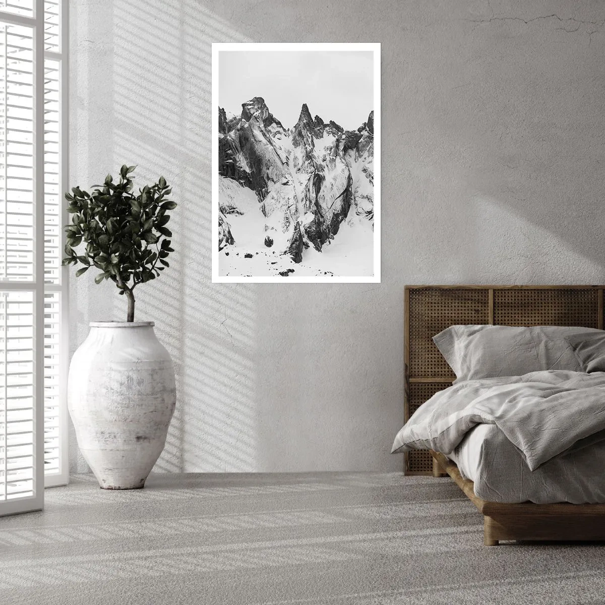 Poster - Gefährlicher Granitgrat - 70x100 cm