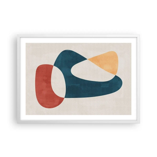 Poster in einem weißen Rahmen - Einflüsse und Metamorphosen - 70x50 cm