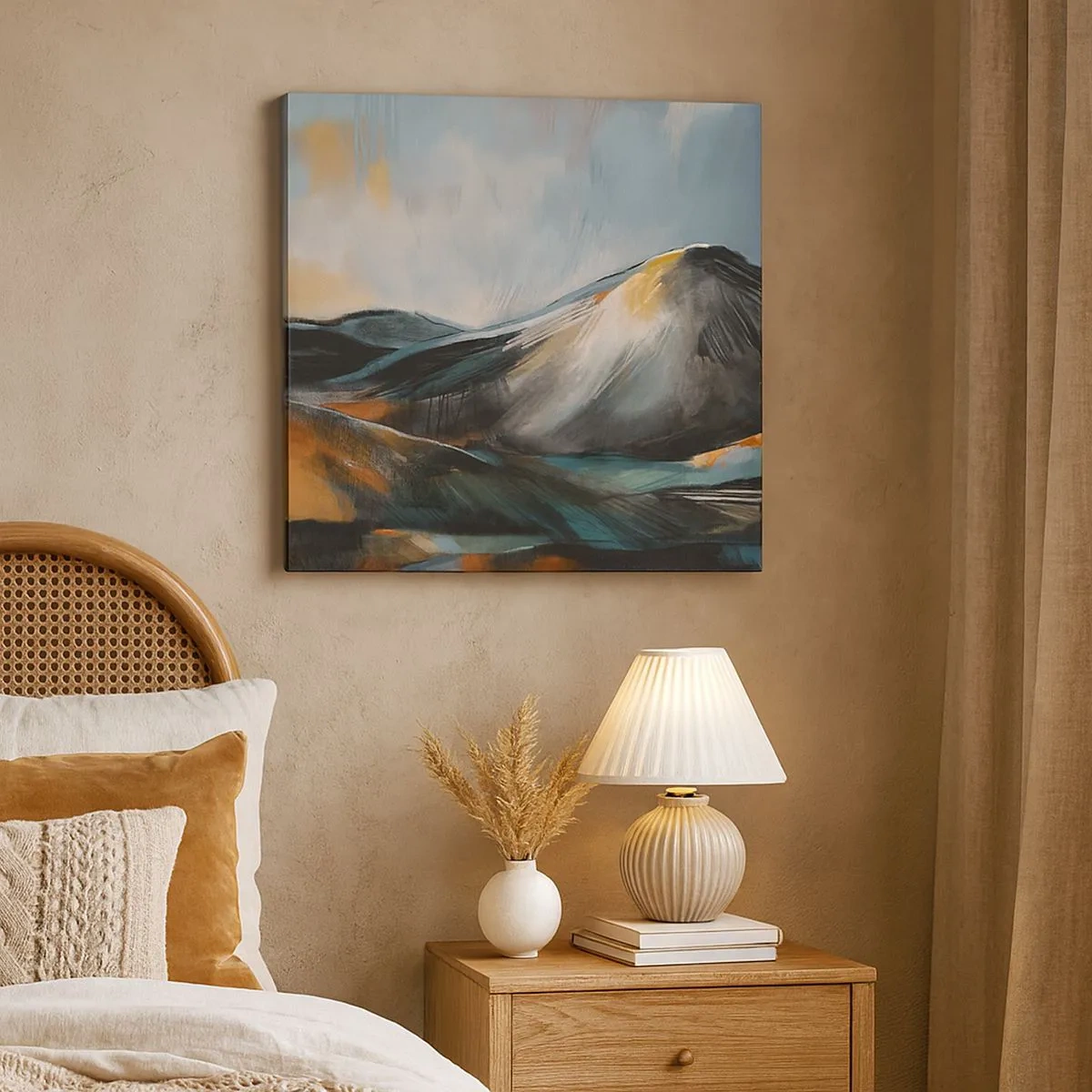 Bild auf Leinwand - Leinwandbild - Roh und schön - 30x30 cm