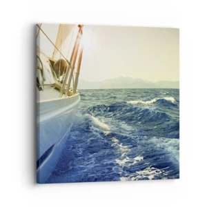 Bild auf Leinwand - Leinwandbild - Auf ins Abenteuer - 30x30 cm