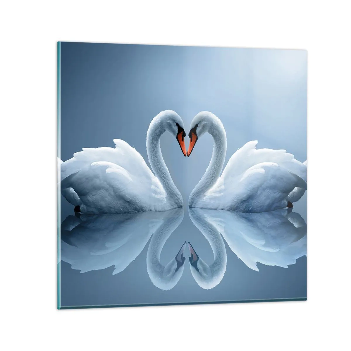 Glasbild - Bild auf glas - Zeit für die Liebe - 40x40 cm