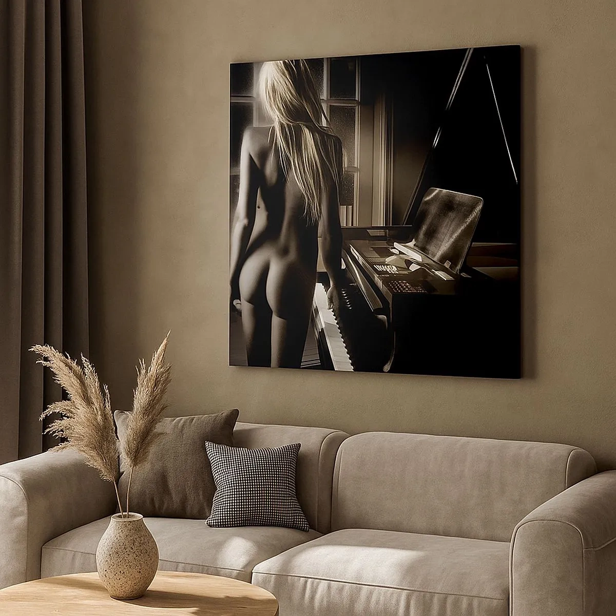 Bild auf Leinwand - Leinwandbild - Perfekte Harmonie des Abends - 30x30 cm