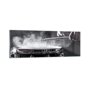 Glasbild - Bild auf glas - Der Puls der Musik - 90x30 cm