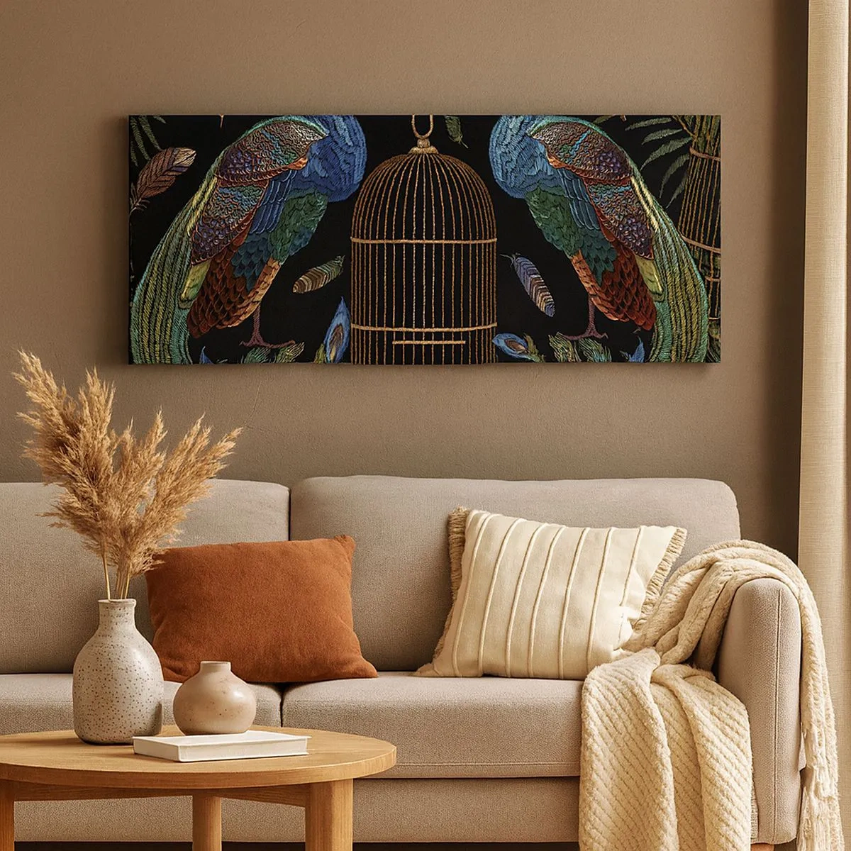 Bild auf Leinwand - Leinwandbild - In königlichen Gewändern - 100x40 cm