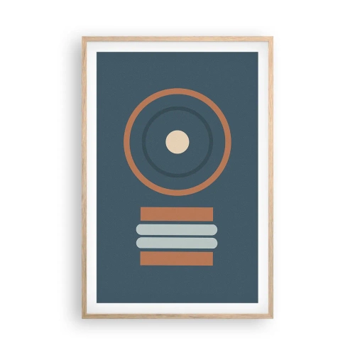 Poster in einem Rahmen aus heller Eiche - Das Wesen der Dinge - 61x91 cm