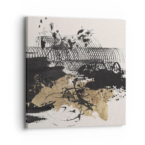 Bild auf Leinwand - Leinwandbild - Komposition mit Leidenschaft - 40x40 cm