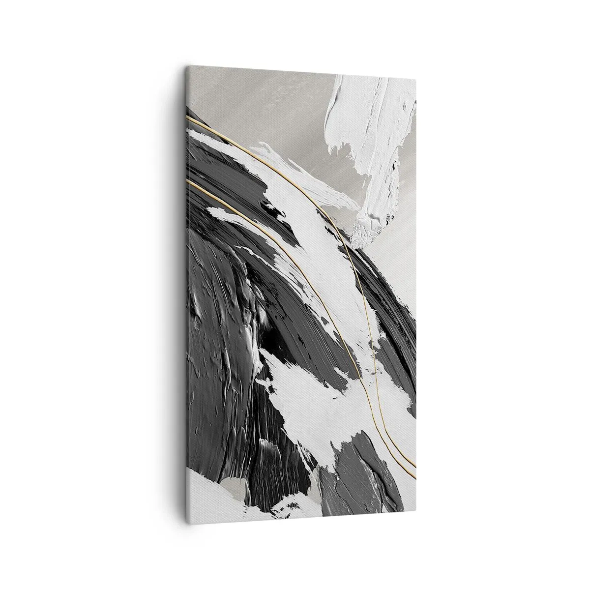 Bild auf Leinwand - Leinwandbild - Abstraktion in großem Stil - 45x80 cm