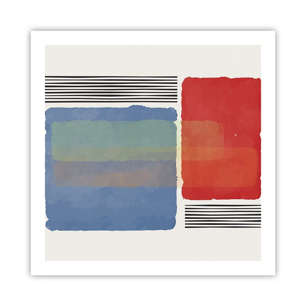 Poster - Der Geist und der Buchstabe der Geometrie - 60x60 cm