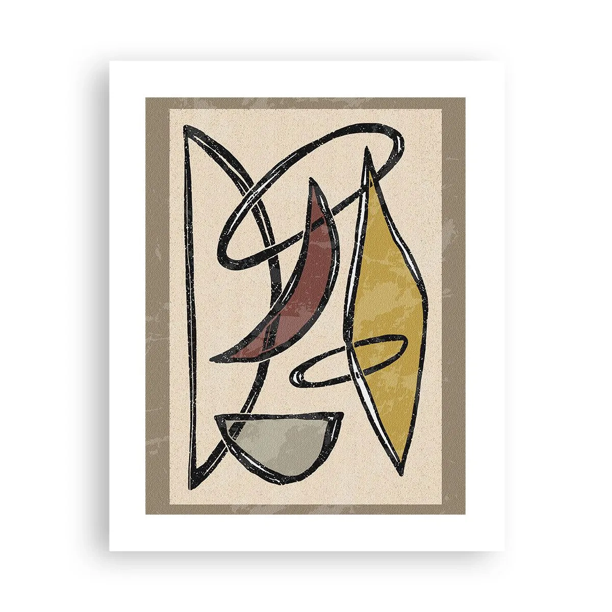 Poster - Vertikale und Horizontale - 40x50 cm