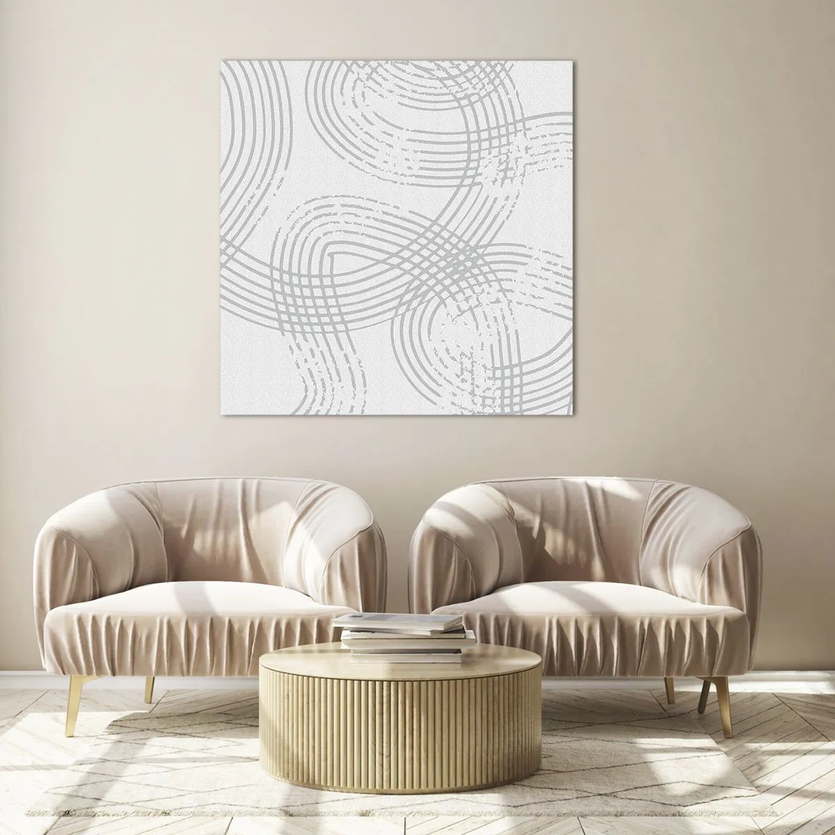 Glasbild - Bild auf glas - Es gibt keinen einfachen Weg - 30x30 cm