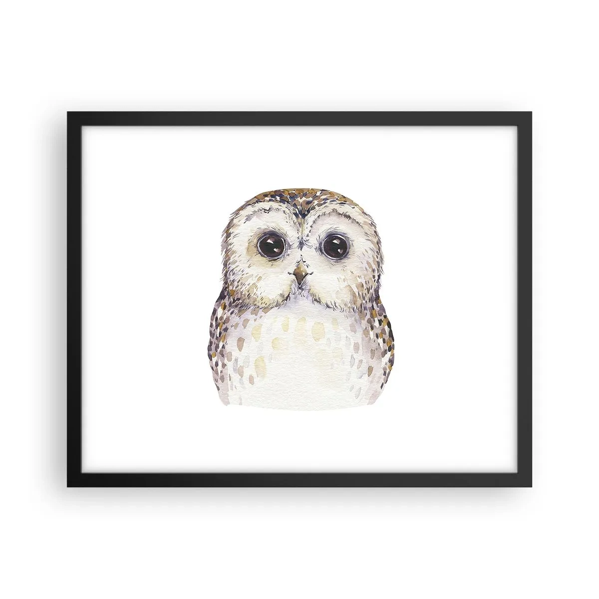 Poster in einem schwarzem Rahmen - Schau mir in die Augen - 50x40 cm