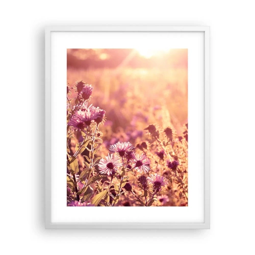 Poster in einem weißen Rahmen - Bevor der Sommer vorbei ist - 40x50 cm