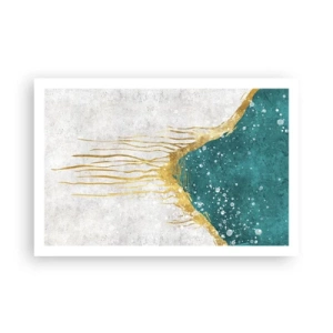 Poster - Goldene Flut - 91x61 cm