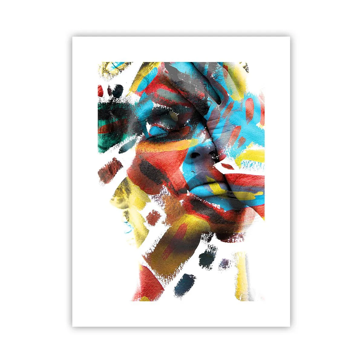 Poster - Eine bunte Persönlichkeit - 30x40 cm