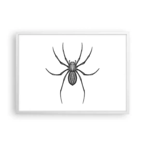 Poster in einem weißen Rahmen - Beunruhigende Präzision - 70x50 cm