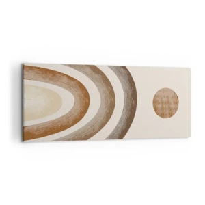 Bild auf Leinwand - Leinwandbild - In einer weit entfernten Galaxie - 100x40 cm