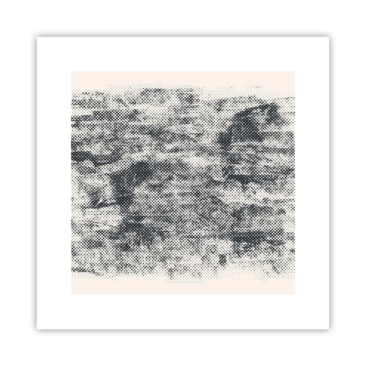 Poster - Nebelige Komposition - 30x30 cm