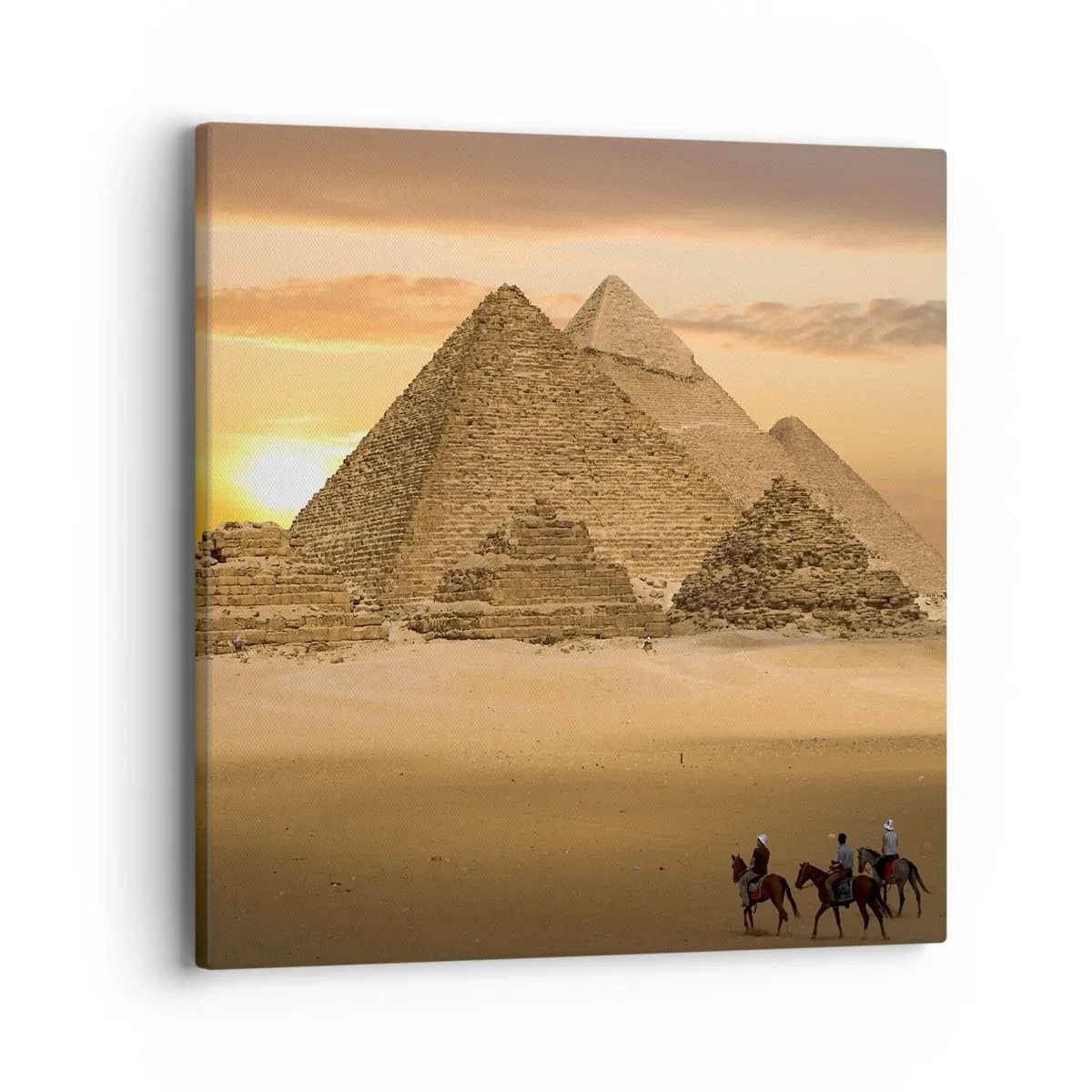 Bild auf Leinwand - Leinwandbild - Seit Tausenden von Jahren keine Veränderung - 40x40 cm