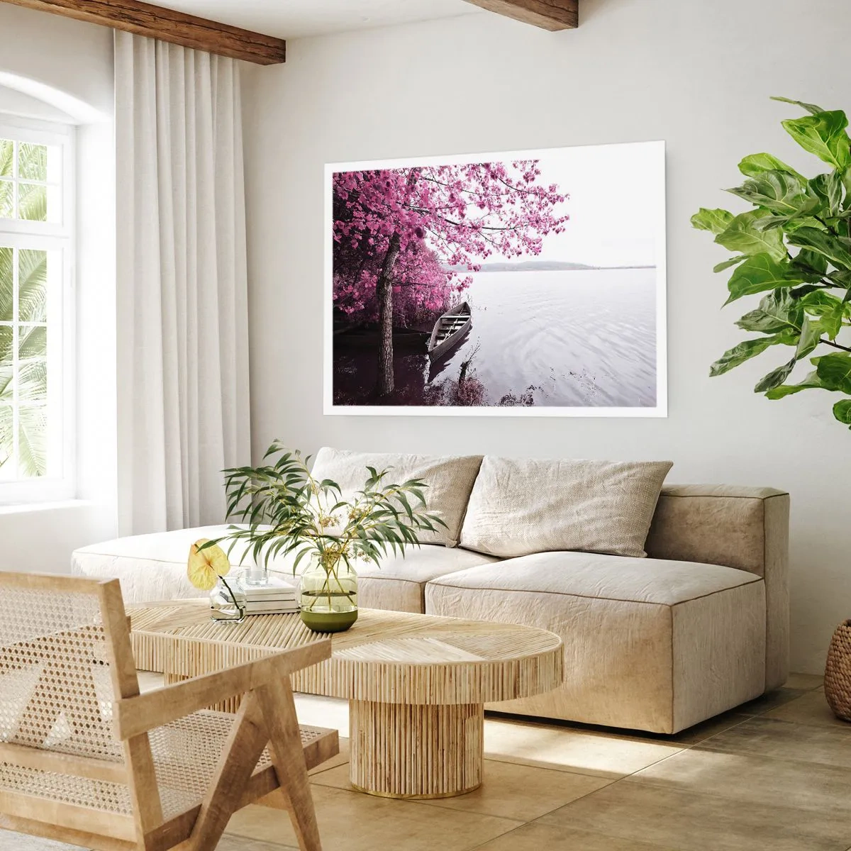 Poster - In rosa Stille - 40x30 cm