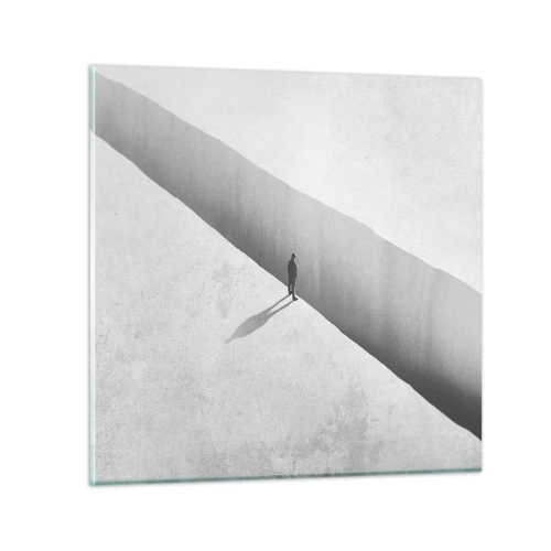 Glasbild - Bild auf glas - Klares Ziel - 70x70 cm