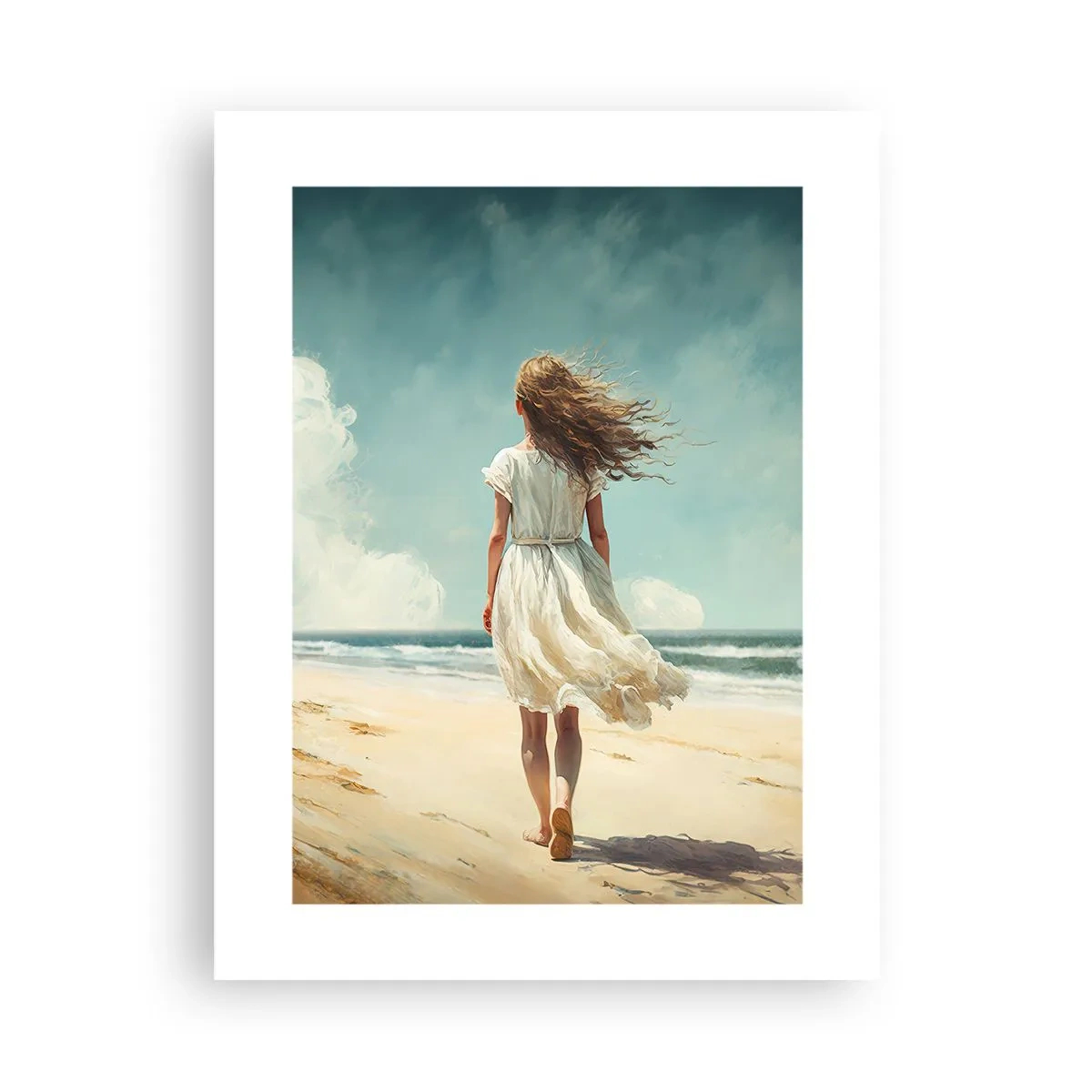Poster - Der Sonne und dem Wind begegnen - 30x40 cm