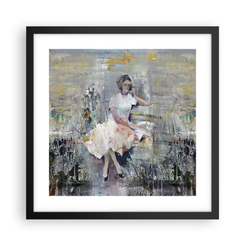 Poster in einem schwarzem Rahmen - Klassisch und modern - 40x40 cm