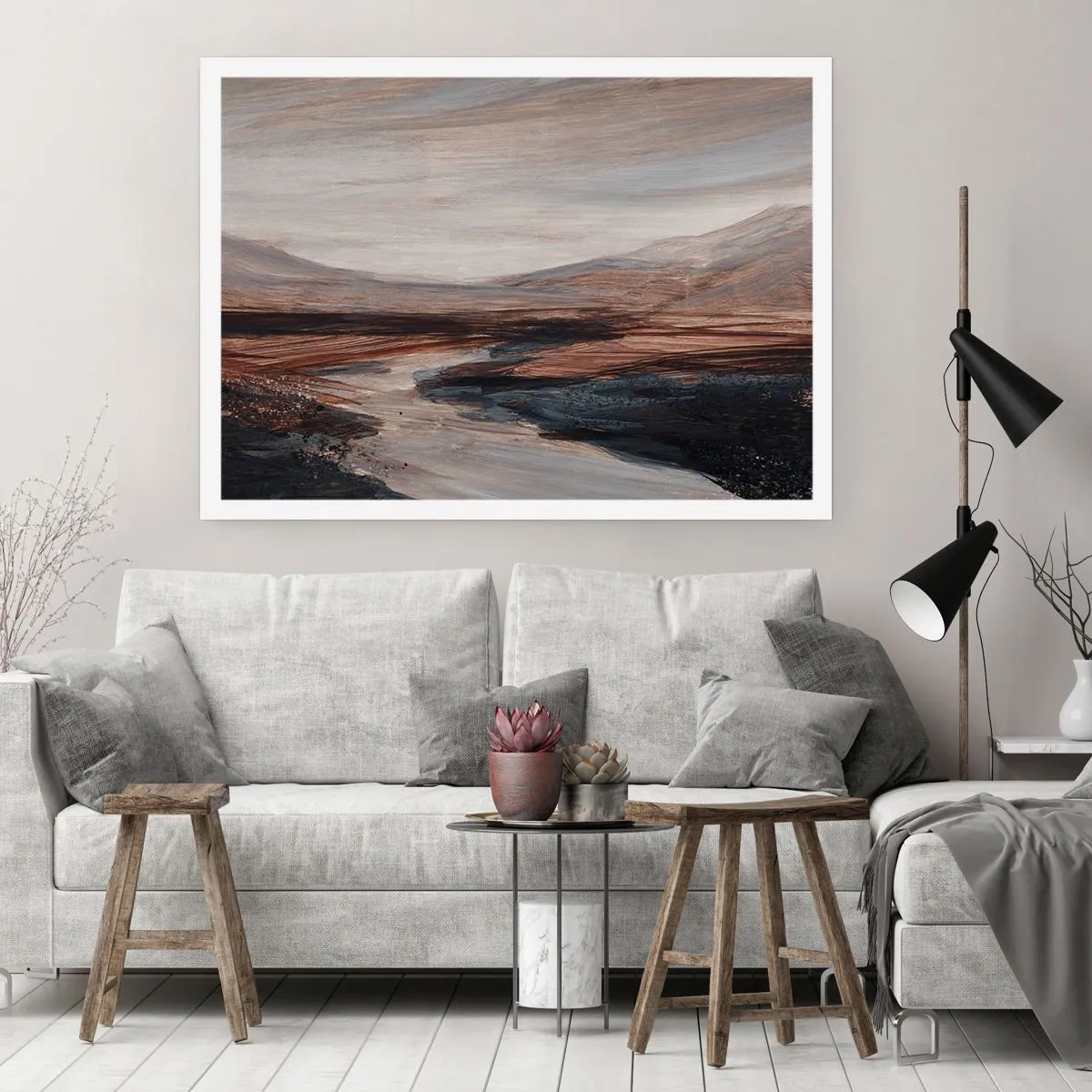 Poster - Ruhiges Tal - 40x30 cm