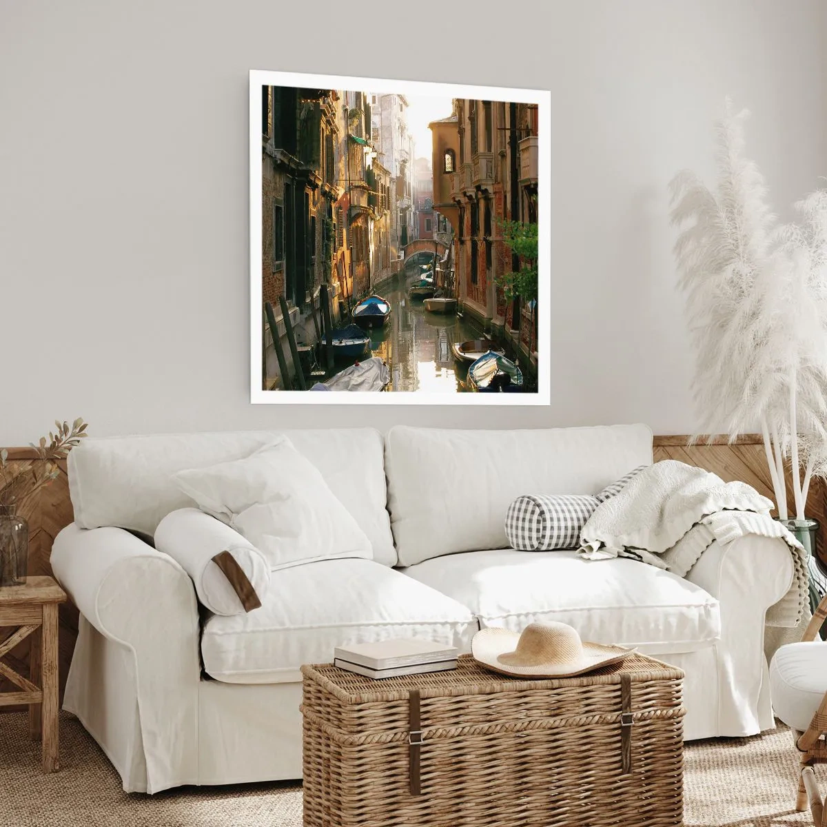 Poster - In einer venezianischen Gasse - 40x40 cm