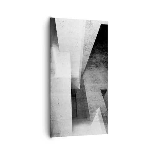Bild auf Leinwand - Leinwandbild - Die Raumstruktur - 65x120 cm