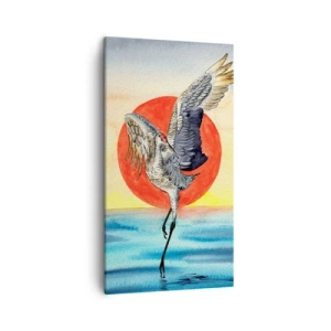 Bild auf Leinwand - Leinwandbild - Es ist Zeit zurückzugehen - 45x80 cm