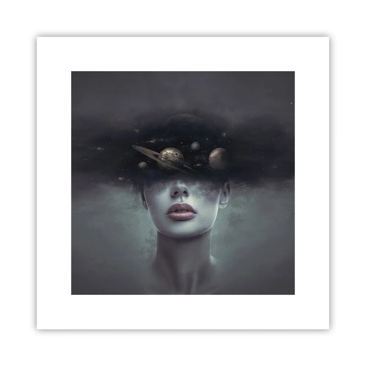 Poster - Und die Planeten spielen verrückt ... - 30x30 cm