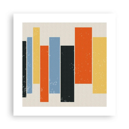 Poster - Musiknotation - 40x40 cm