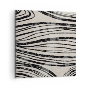 Bild auf Leinwand - Leinwandbild - Linienpool - 50x50 cm