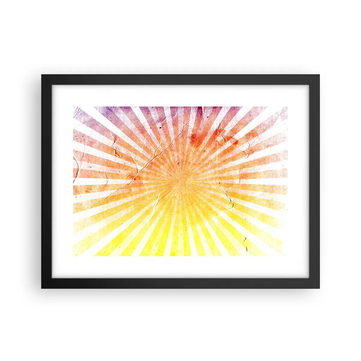 Poster in einem schwarzem Rahmen - Sonnenaufgänge und Sonnenuntergänge - 40x30 cm