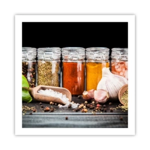 Poster - Für einen Geschmack des Lebens - 60x60 cm