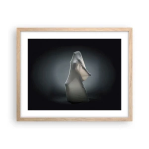 Poster in einem Rahmen aus heller Eiche - Versteckte Wünsche - 50x40 cm