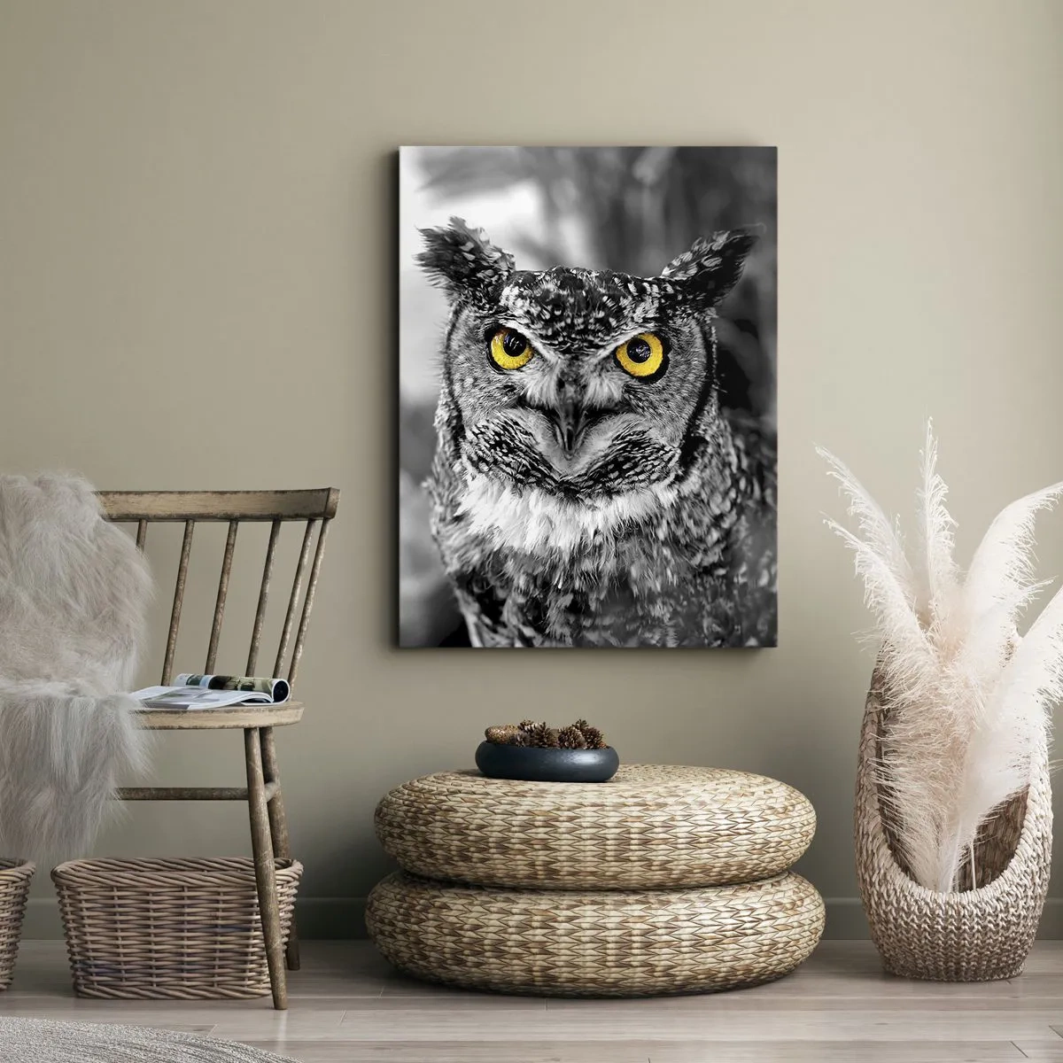 Bild auf Leinwand - Leinwandbild - Nichts wird sich verstecken - 45x80 cm