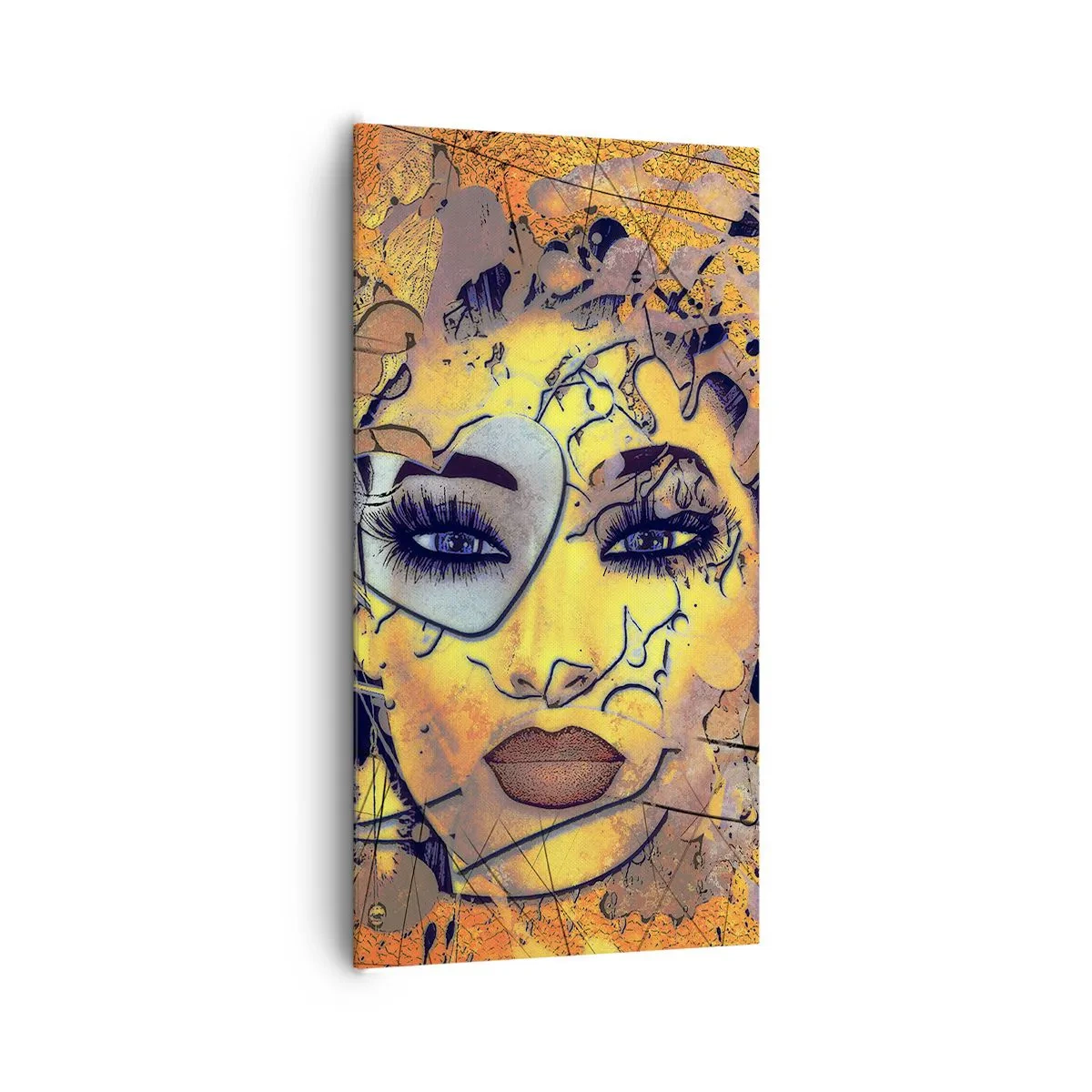 Bild auf Leinwand - Leinwandbild - Sonnige Schönheit - 65x120 cm