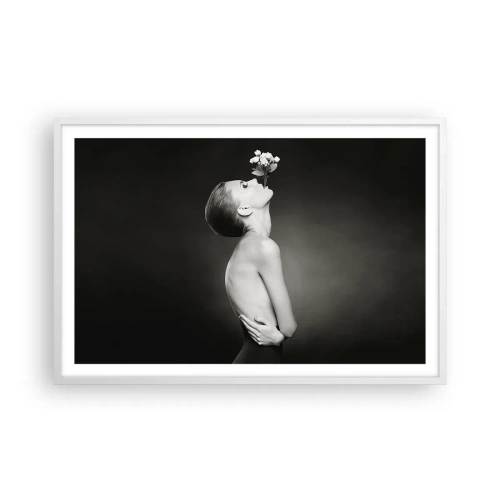 Poster in einem weißen Rahmen - Exzentrische Eleganz - 91x61 cm