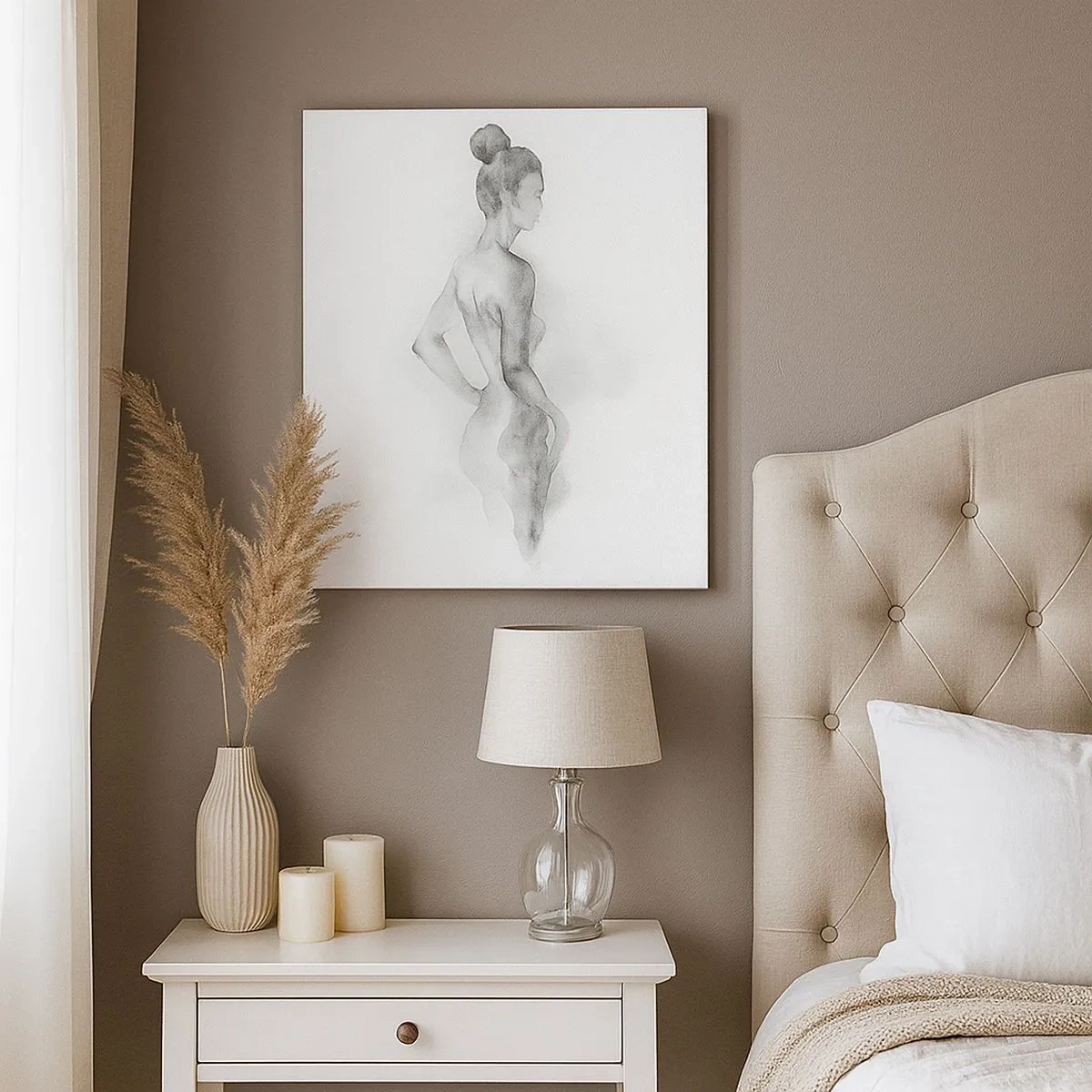 Bild auf Leinwand - Leinwandbild - Schön wie ein Gemälde - 30x30 cm