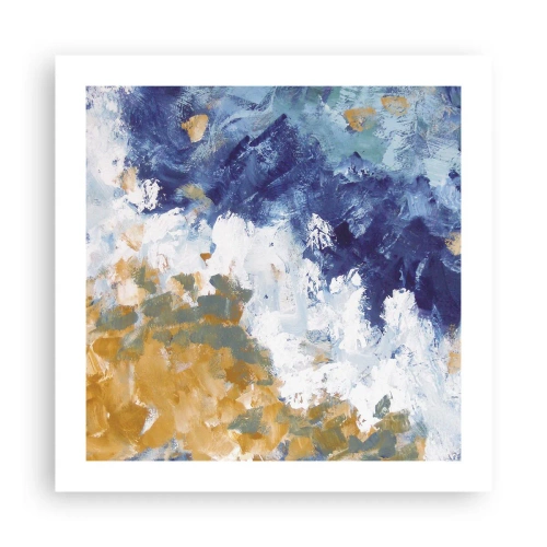 Poster - Tanz der Naturelemente - 50x50 cm